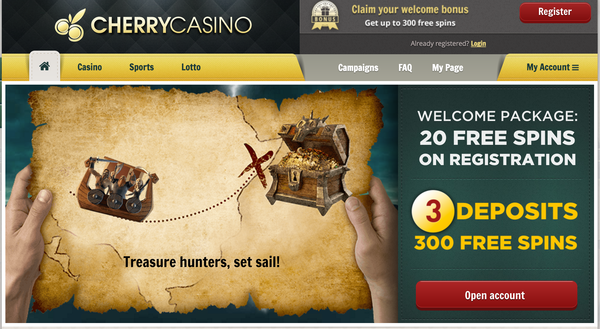 Cherry casino website