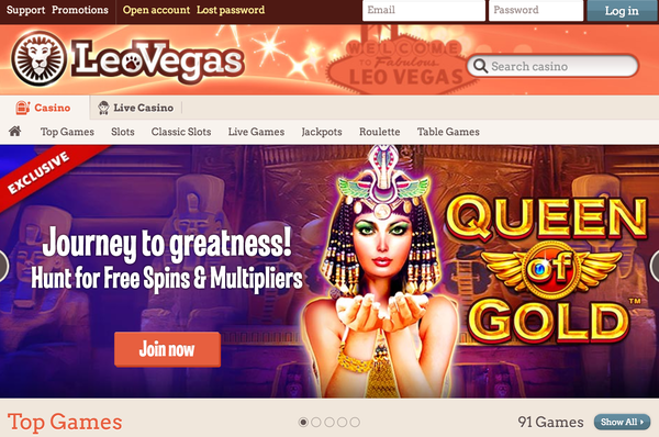 LeoVegas Casino Review