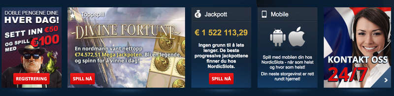 NordicSlots Free Spins