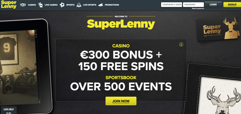 SuperLenny Free Spins