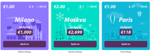 MamaMia Bingo bonuses and promotions