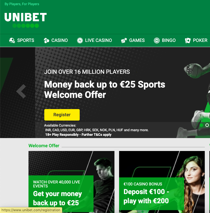 Unibet casino review