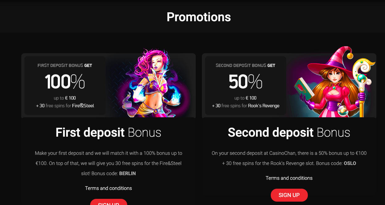 Betamo casino bonuses