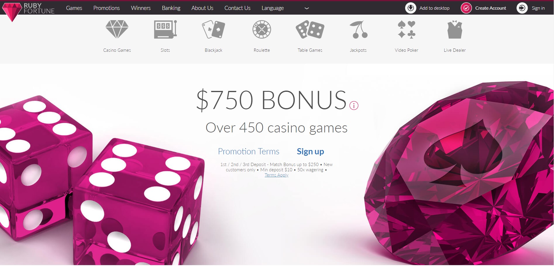 Ruby fortune casino review