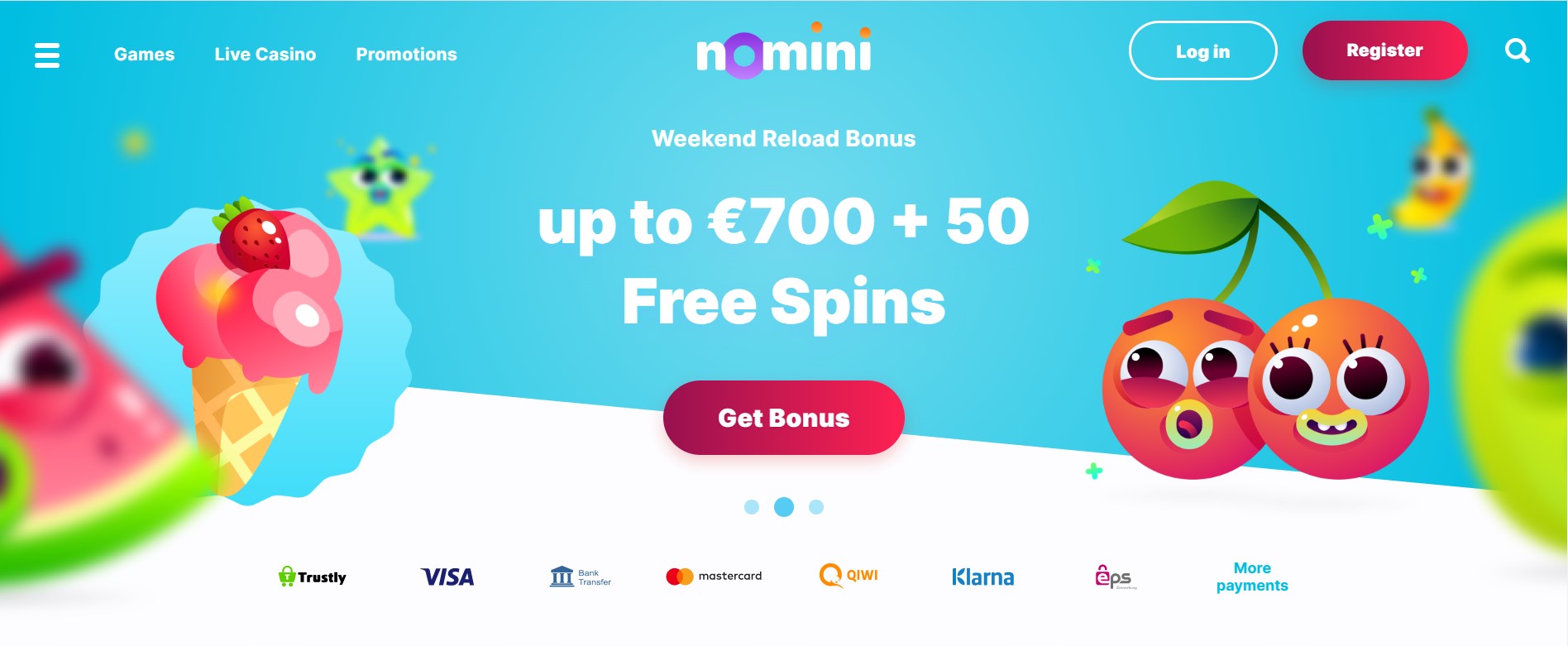 Nomini Casino Bonus