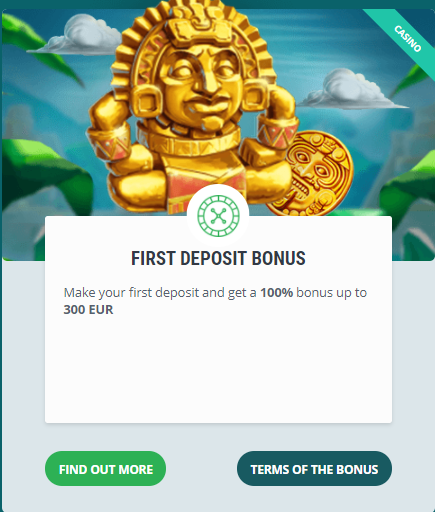 22BET first deposit bonus.