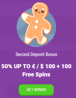 CookieCasino100% bonus