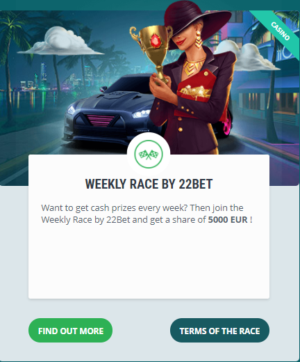 22bet casino review