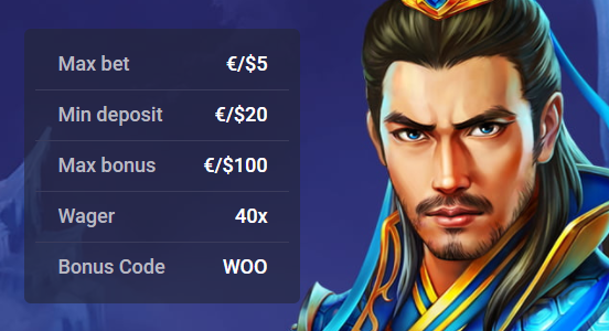 Woo casino first deposit bonus